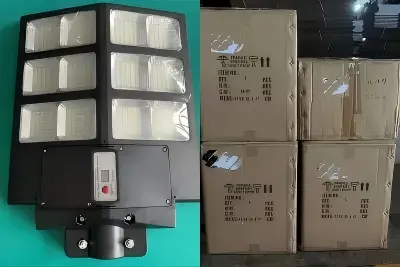 30W ABSソーラー街路灯サンプル6セットがベナンに出荷されました
