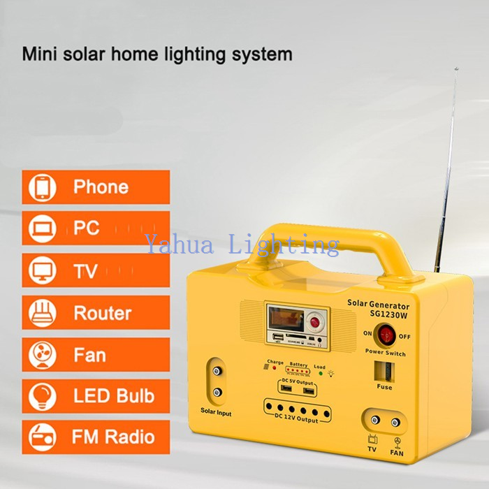 Solar Generator Home Lighting System